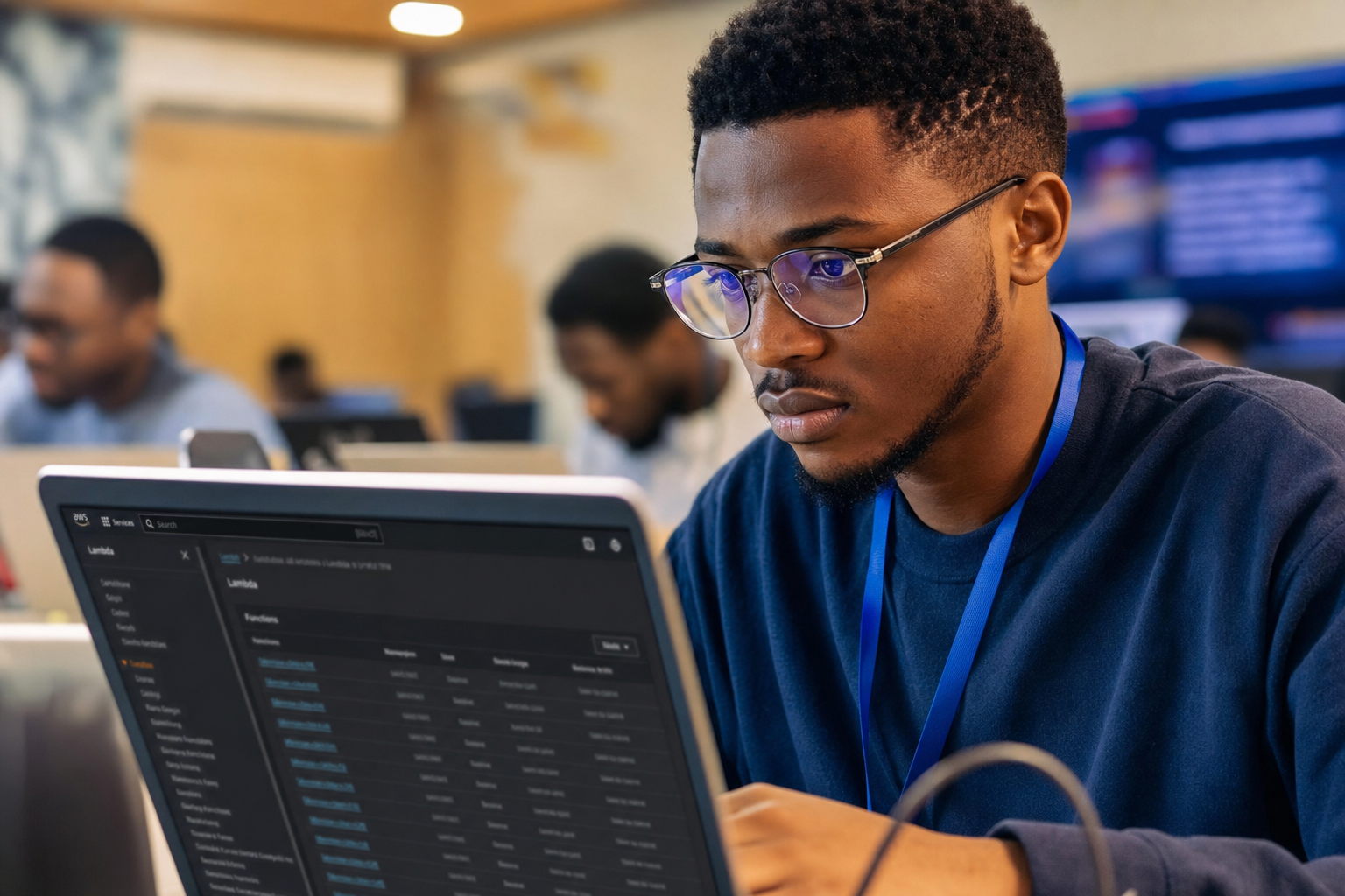 Nigerian developer focused on AWS console